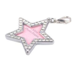 Pet Star Shape Rhinestone Writable Name Telphone ID Tags for Dogs Cats Pet Star Shape Rhinestone Writable Name Telphone ID Tags for Dogs Cats
